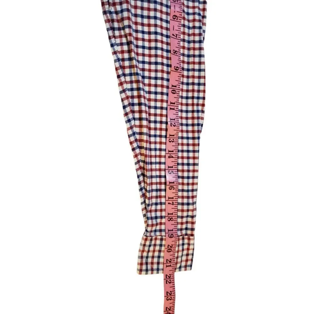 Ralph Lauren Button‎ Up Shirt Boys L (14-16) Red Blue White Checker Pony Preppy